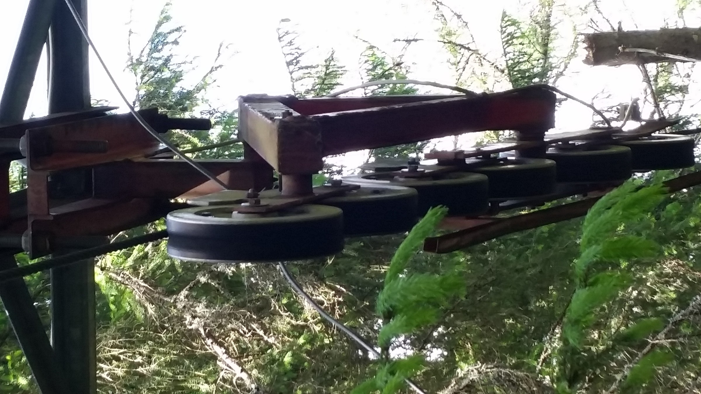 Die Rollengummis sehen noch sehr gut aus, schwach eingelaufen...aber sicher gänzlich ausgetrocknet!