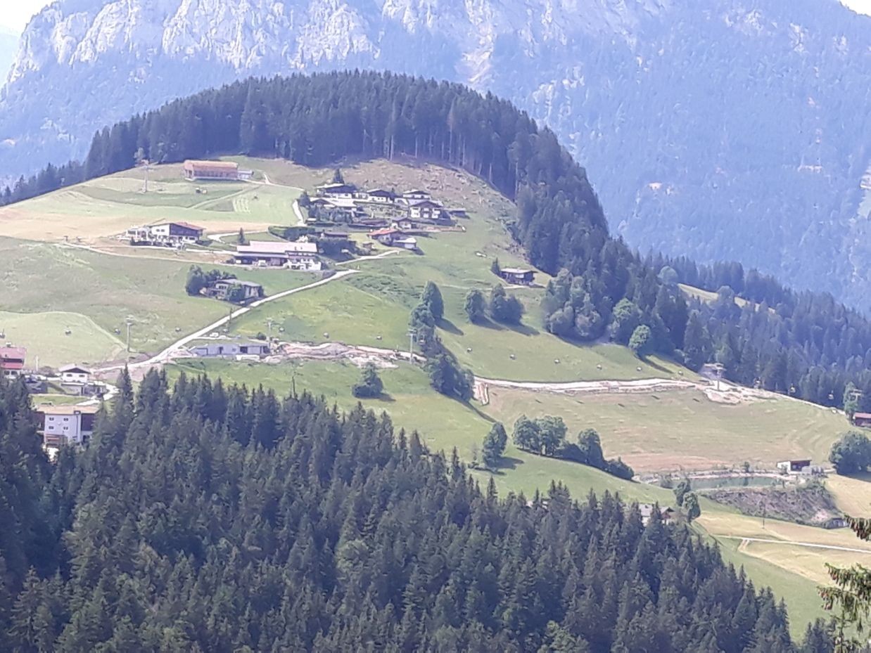 Blick auf den oberen Teil der Strecke
