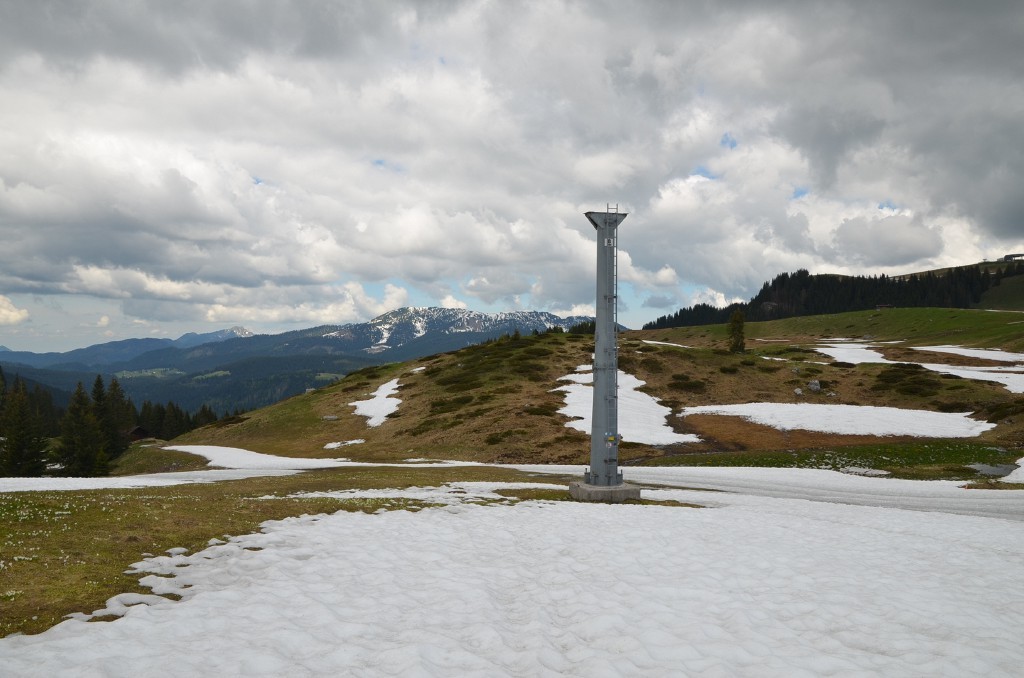 Stehengebliebene Stütze 8