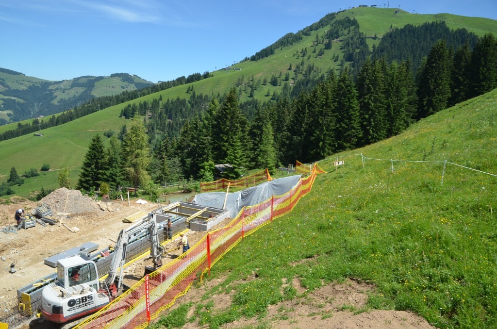 Stall-Lage mit Salvengipfel