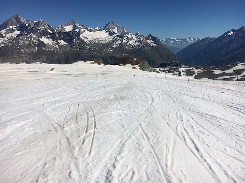 Abfahrt nach TS wurde rasch sulzig.