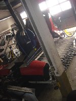 Sicht gegen den PB 300 W von der Eingangstüre