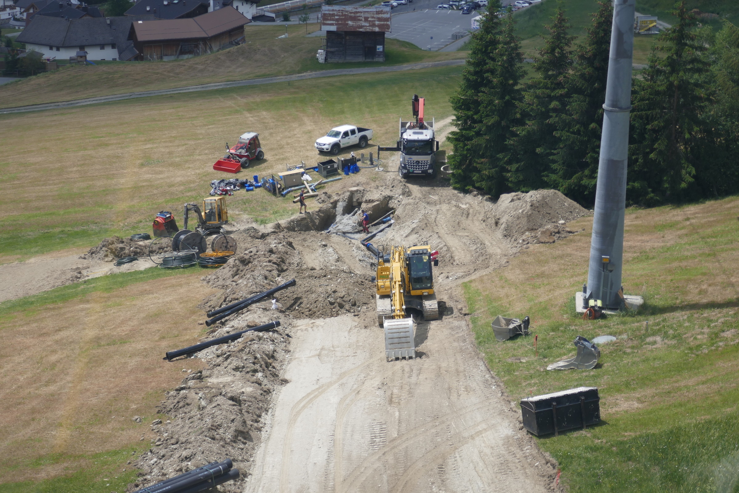 Baustelle Winklabfahrt