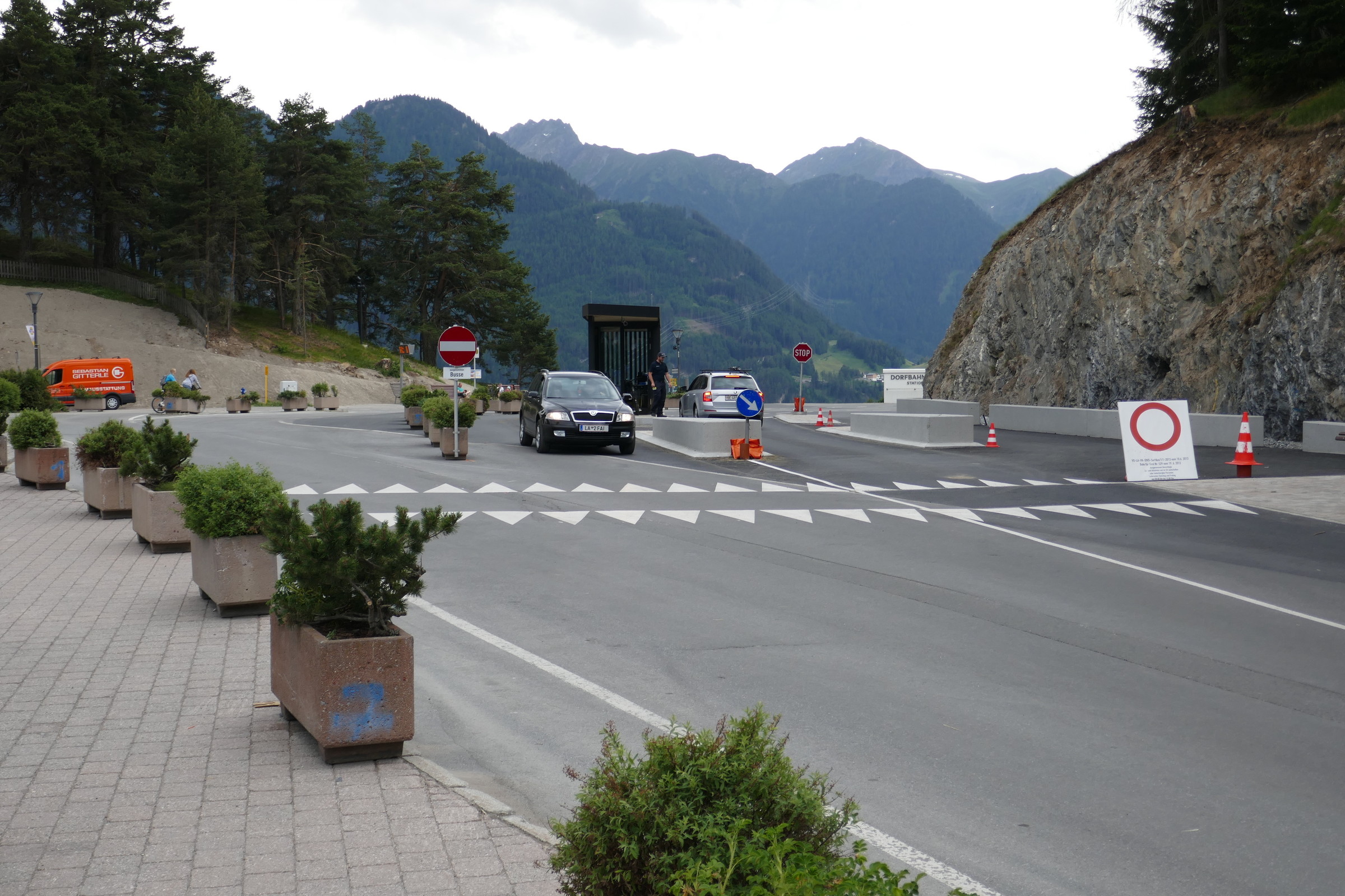 Umgestaltung Ortseingang Serfaus