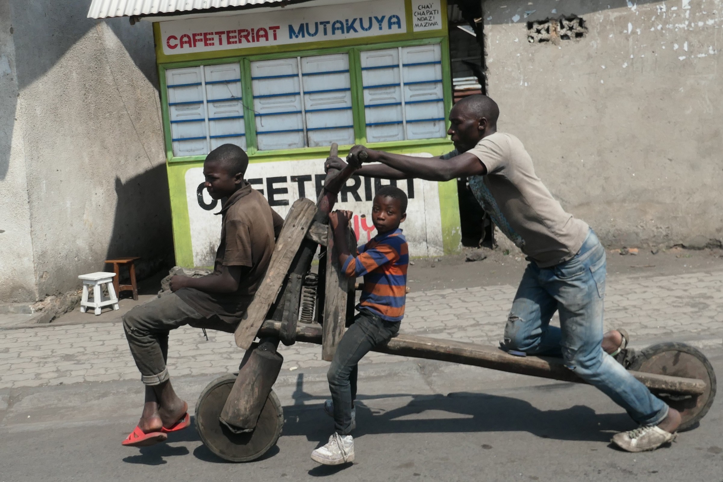 Eine Impression aus Goma, der Stadt beim Vulkan