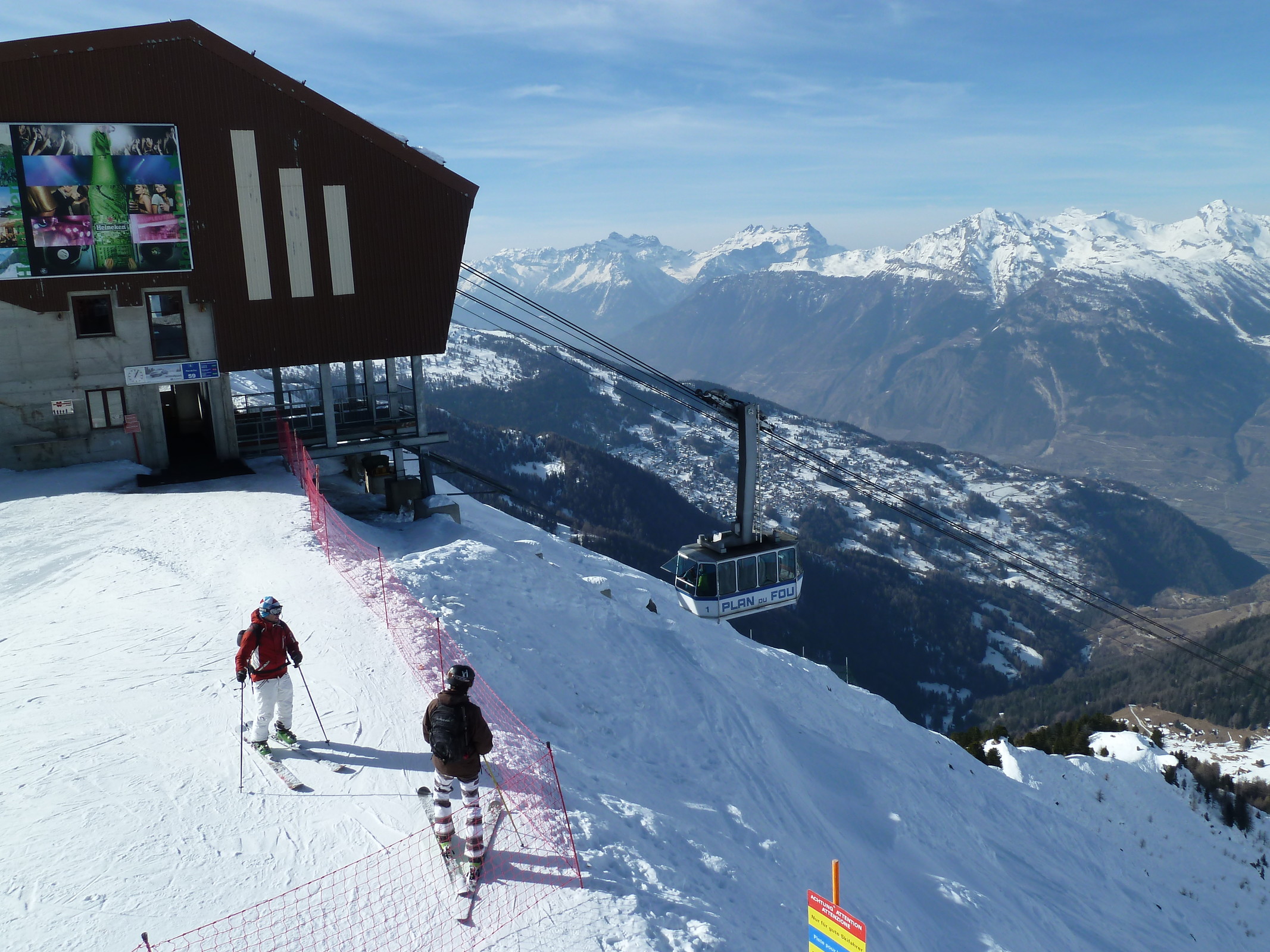 Starthang and der PB vom dem ich immer dachte er wäre eine offizielle Route. Ist er aber wohl gar nicht (Februar 2011)