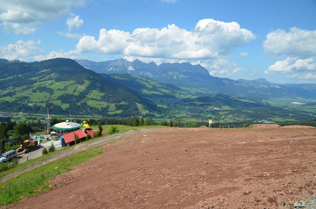 Verbreiterte Einfahrt