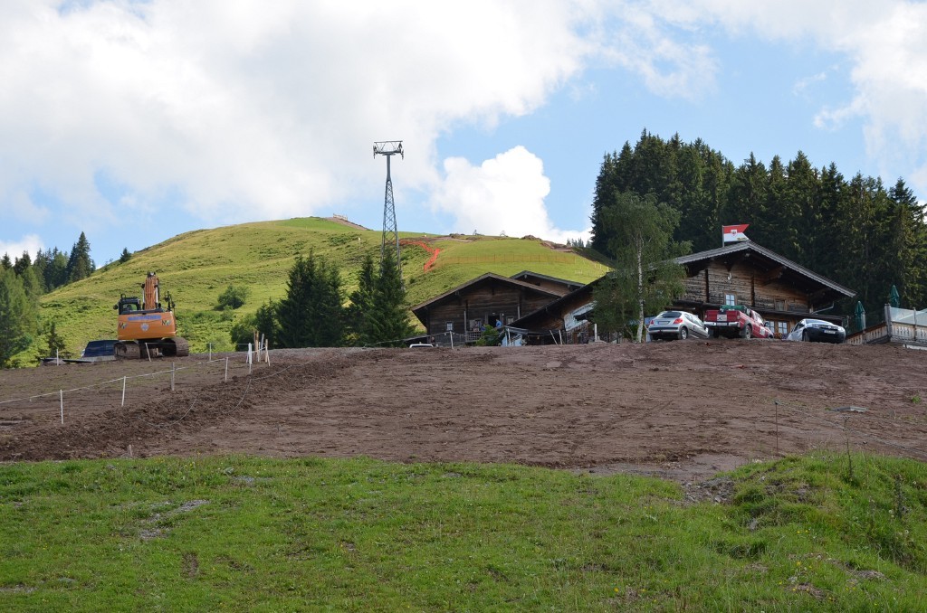 Fleckalmbereich von unten