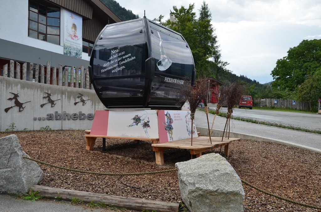 Dekorierte Ausstellungsgondel