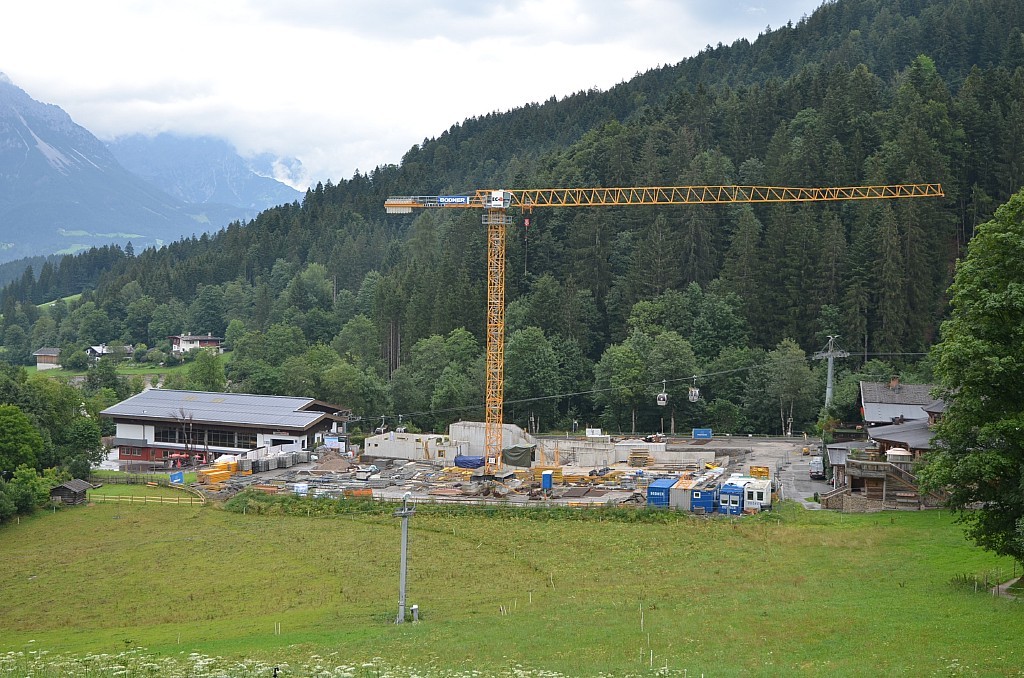 Baustelle von Westen