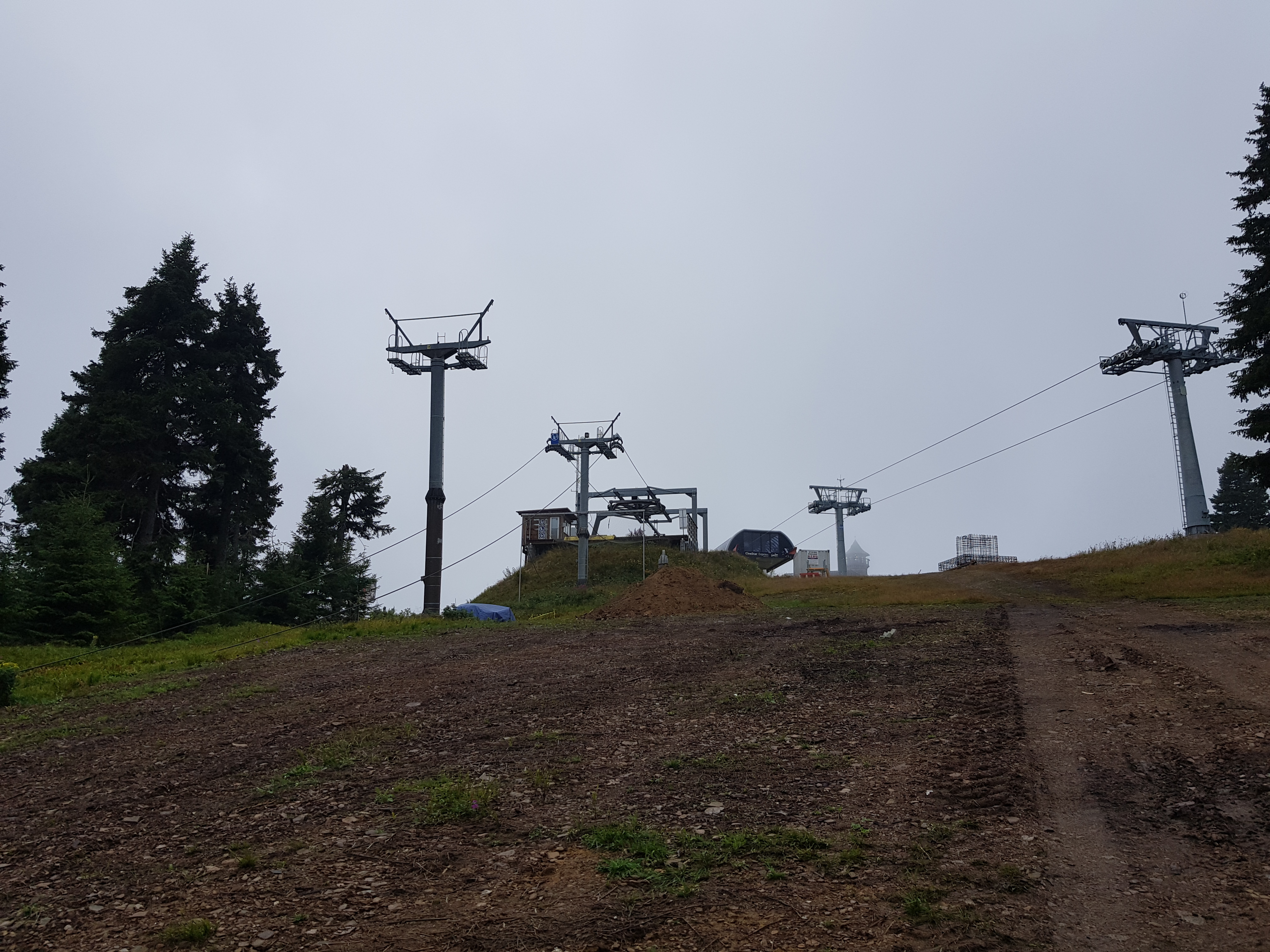 Blick Richtung Bergstation ( alt )