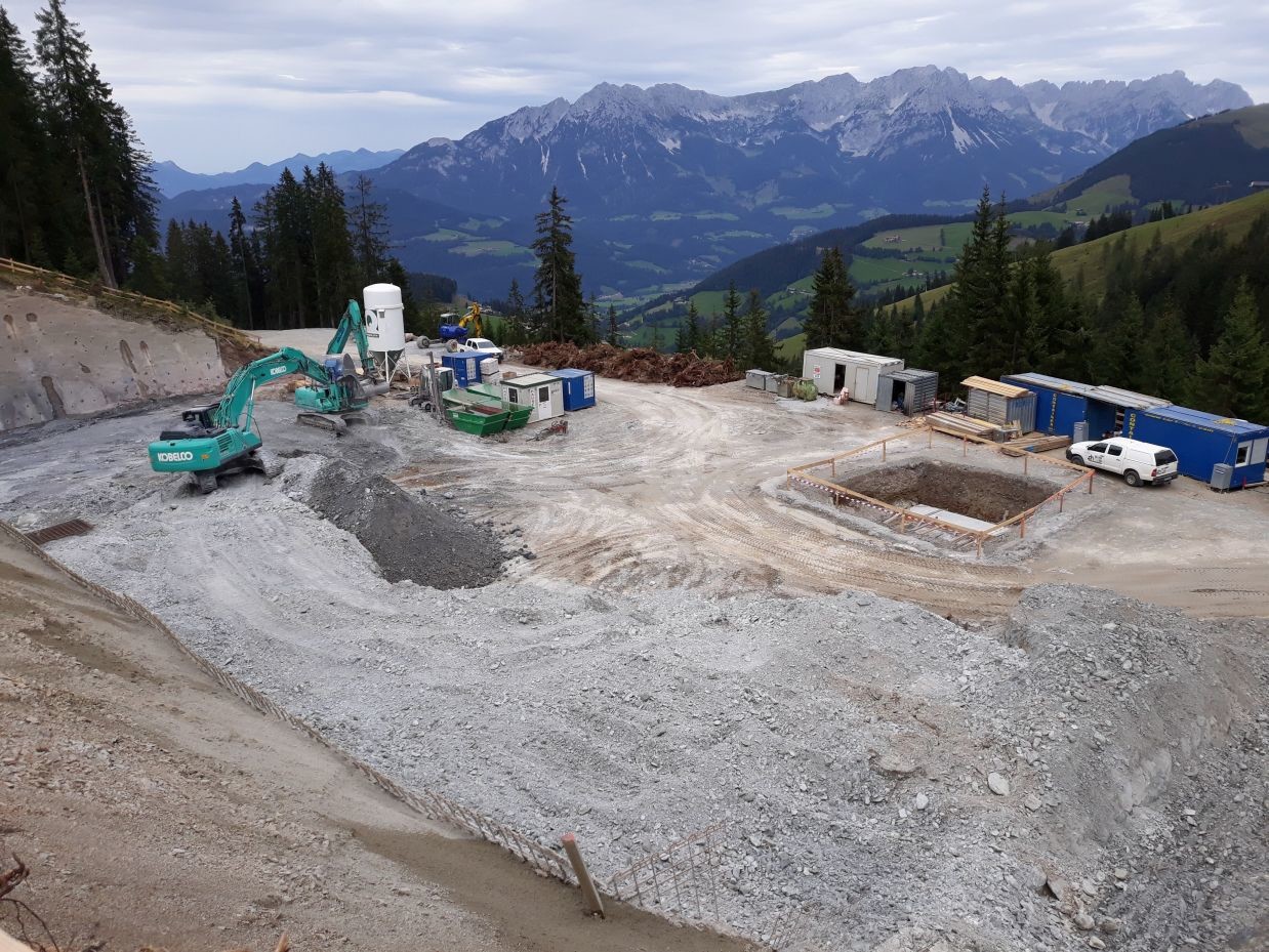 Aushub bzw. "Steinbruch"