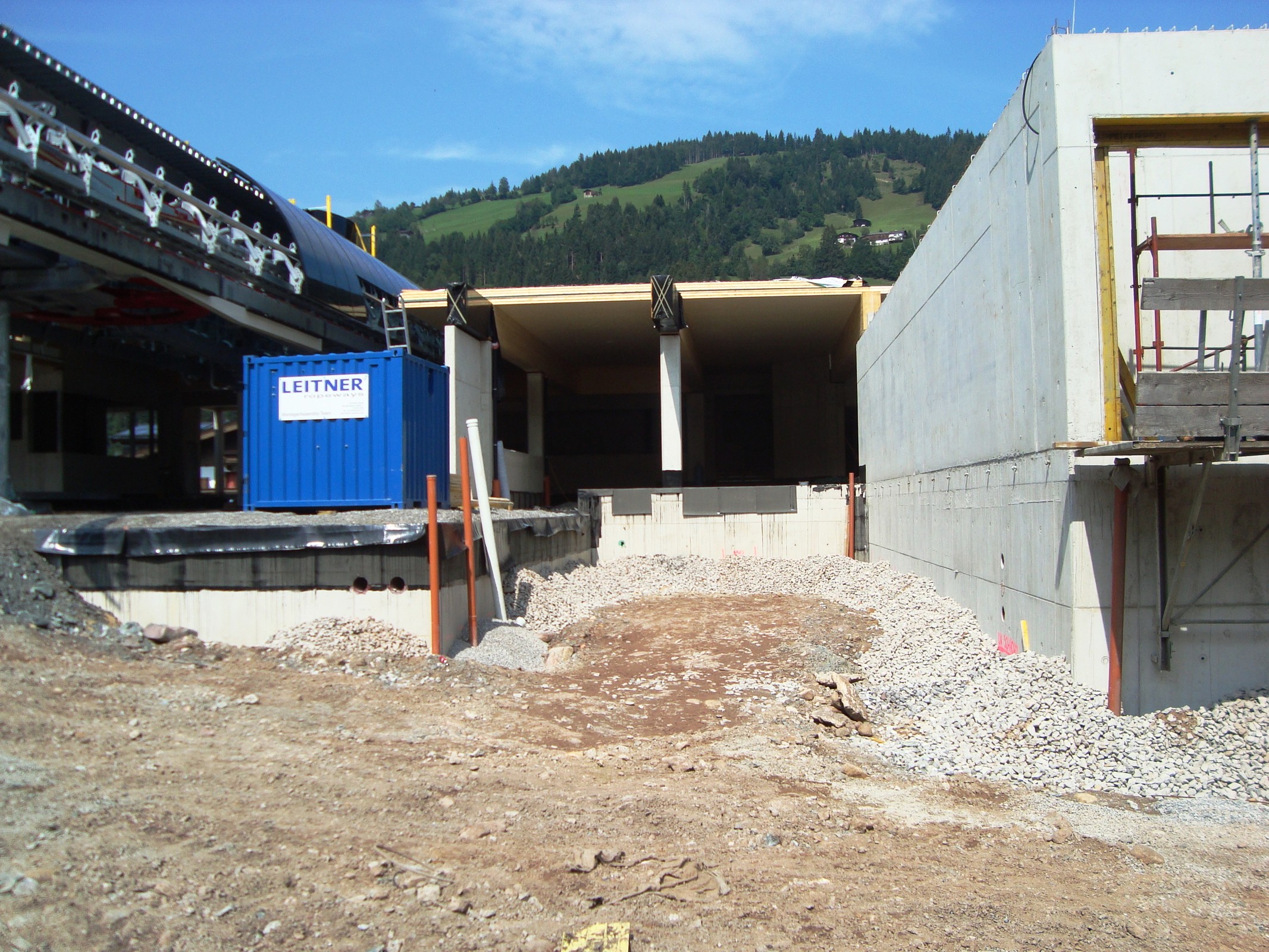 Zugang von der Piste