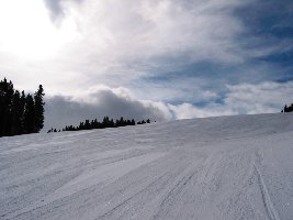 Frisch gewalzt, 1 inch Neuschnee drüber...