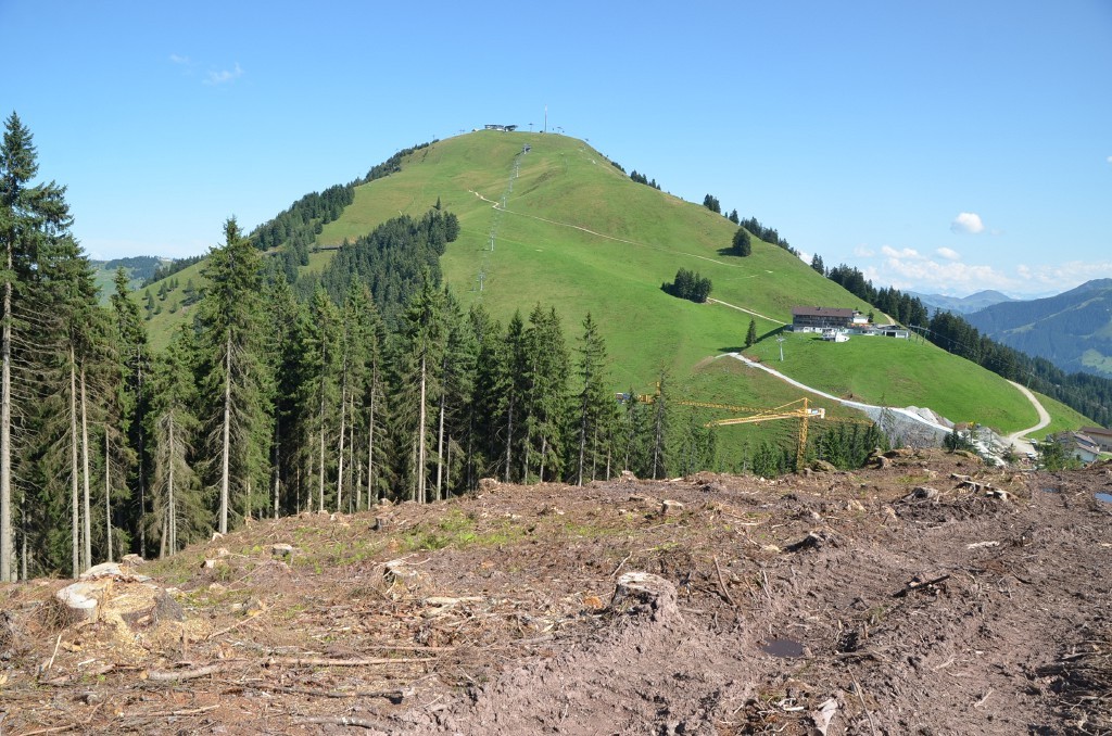 Linker Pistenteil Richtung Osten