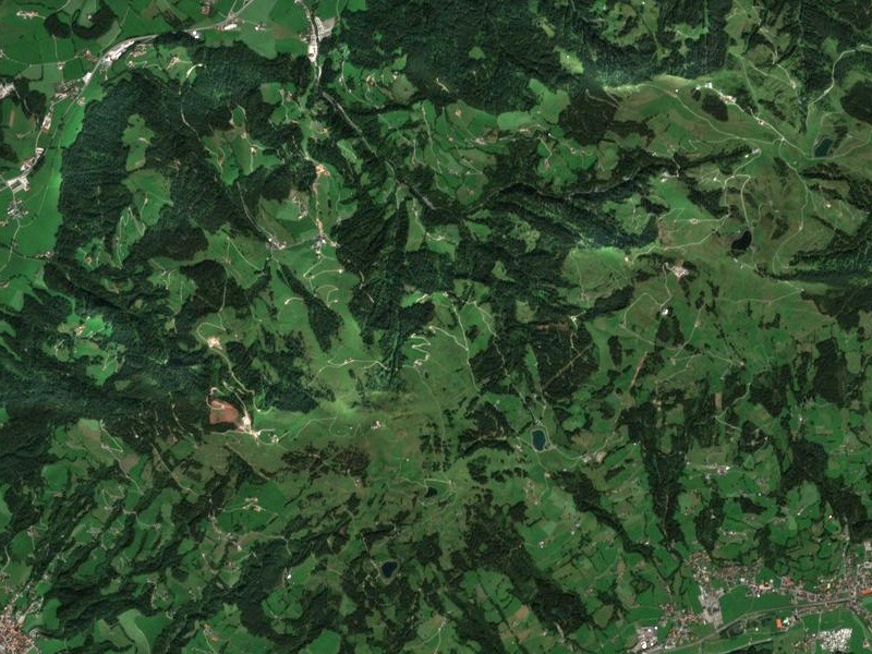 Sentinel 2 - Bildausschnitt vom 27.8.2019