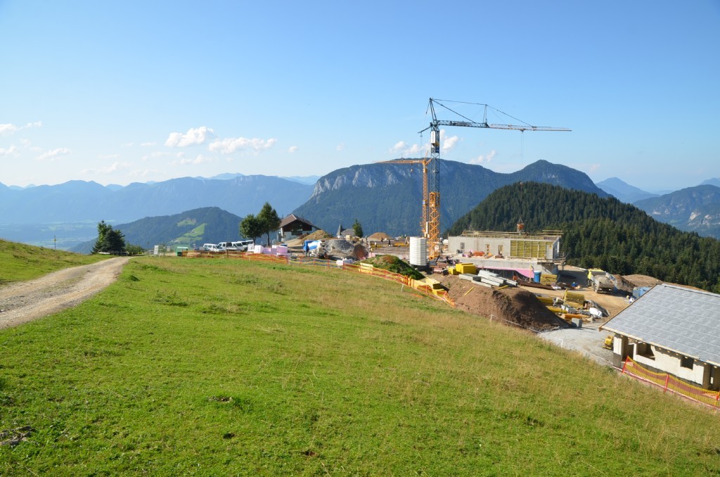 Totale Kraftalm. Station hinter dem hintersten Erdhaufen.