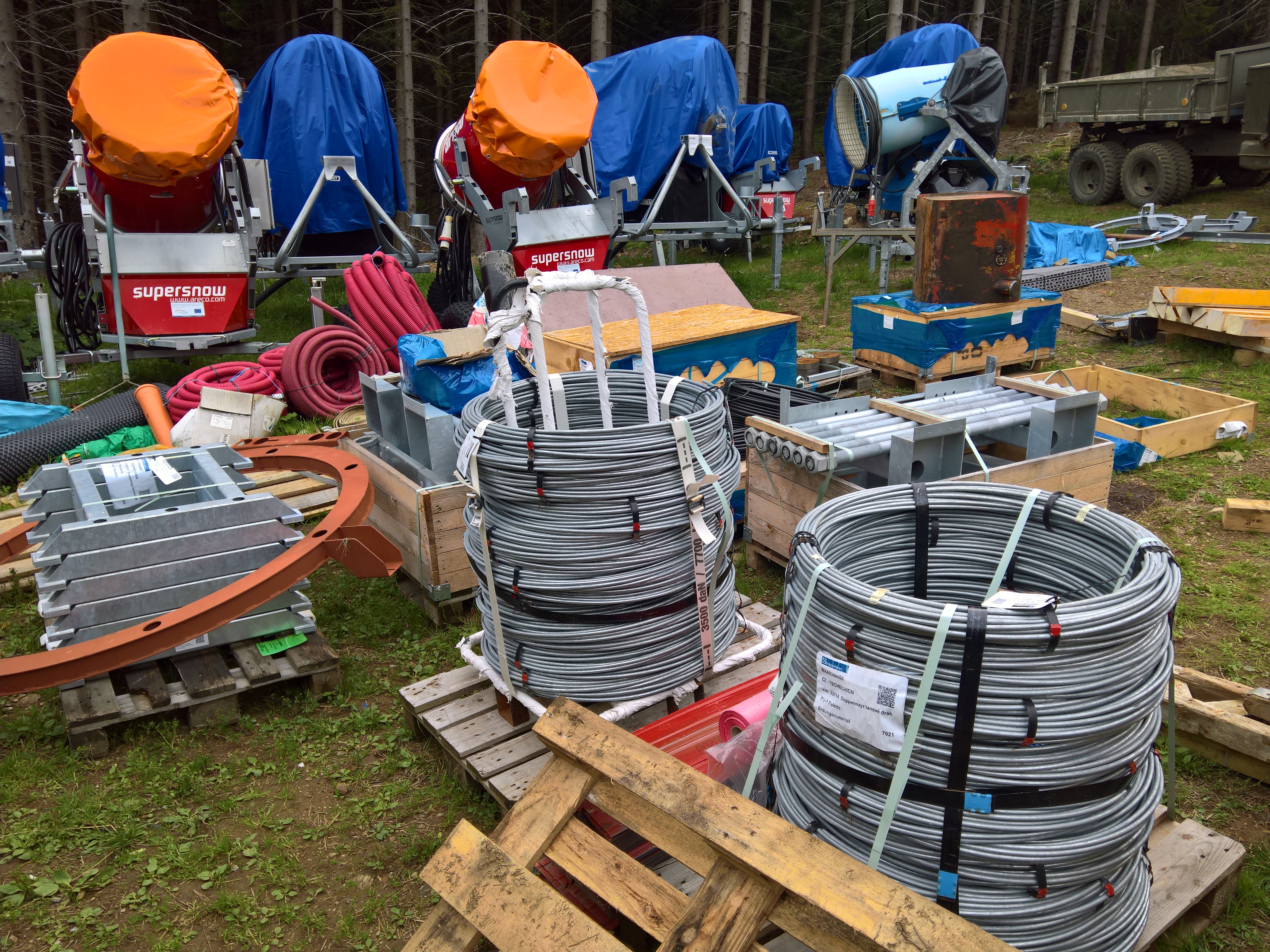 Neuteile für Fundamente