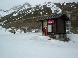Talstation des Skiliftes Ecole.