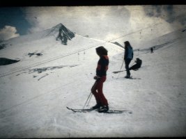 Blick zur Gefrorenen Wand vom Kaserer aus