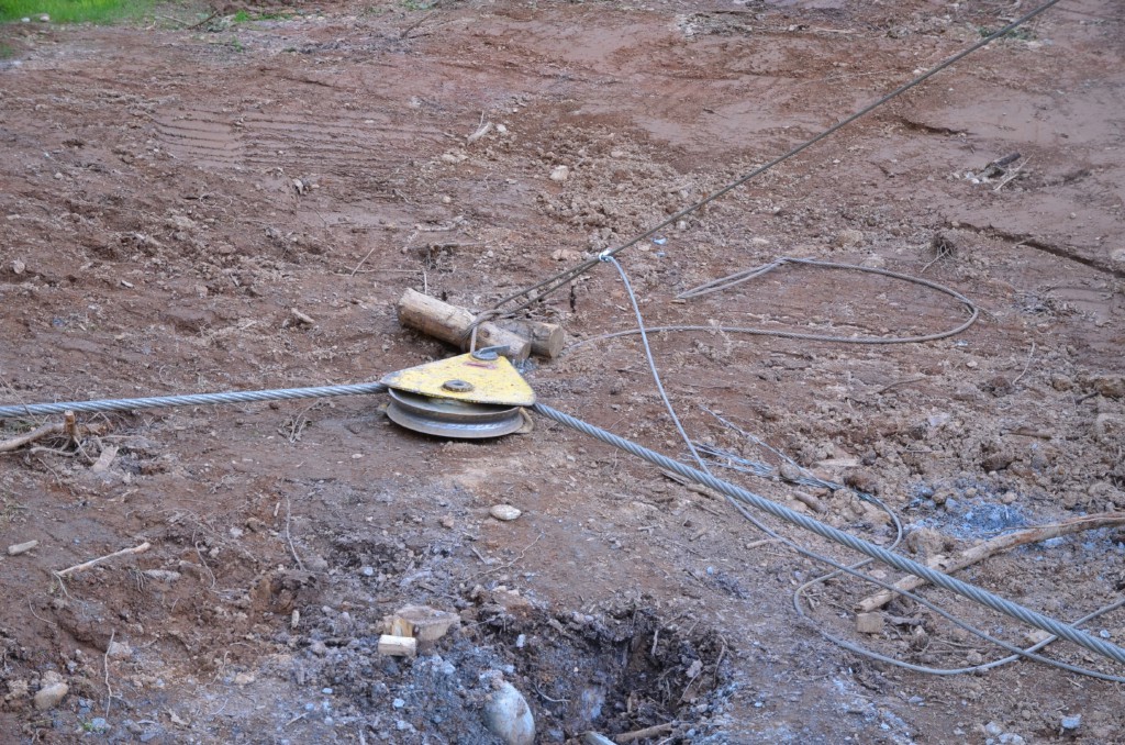 Zweite Umlenkung vor Zugapparat