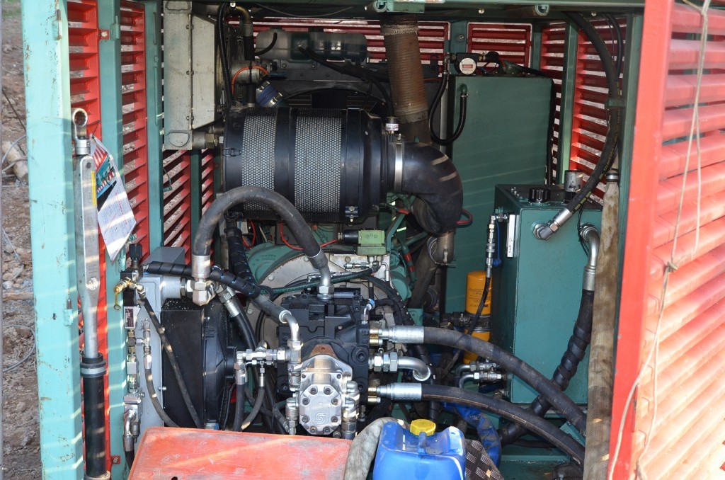 Hydraulikantrieb fuer Zugapparat