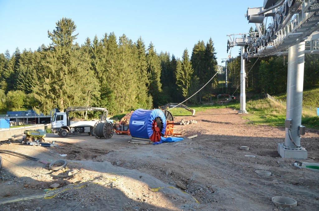 Blick aus der Station