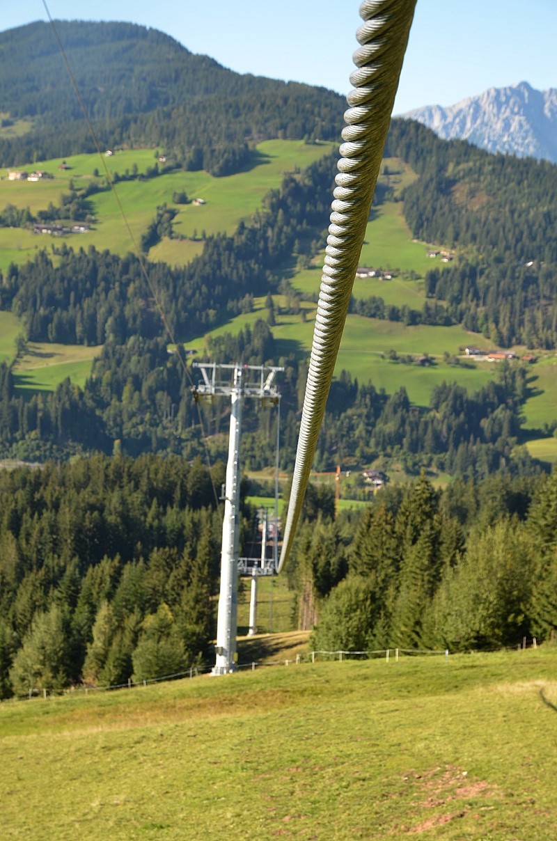 60mm Seil knapp über Grund