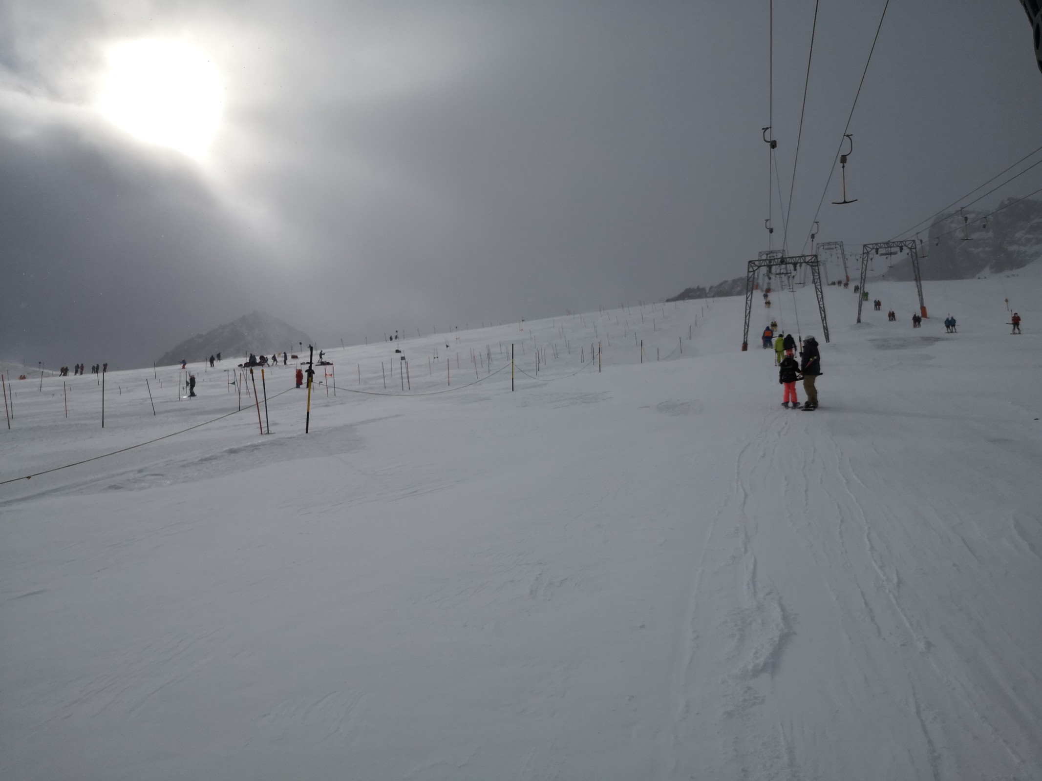 Zwischendurch war das Wetter doch ganz ok nur der starke Wind ließ nie nach.