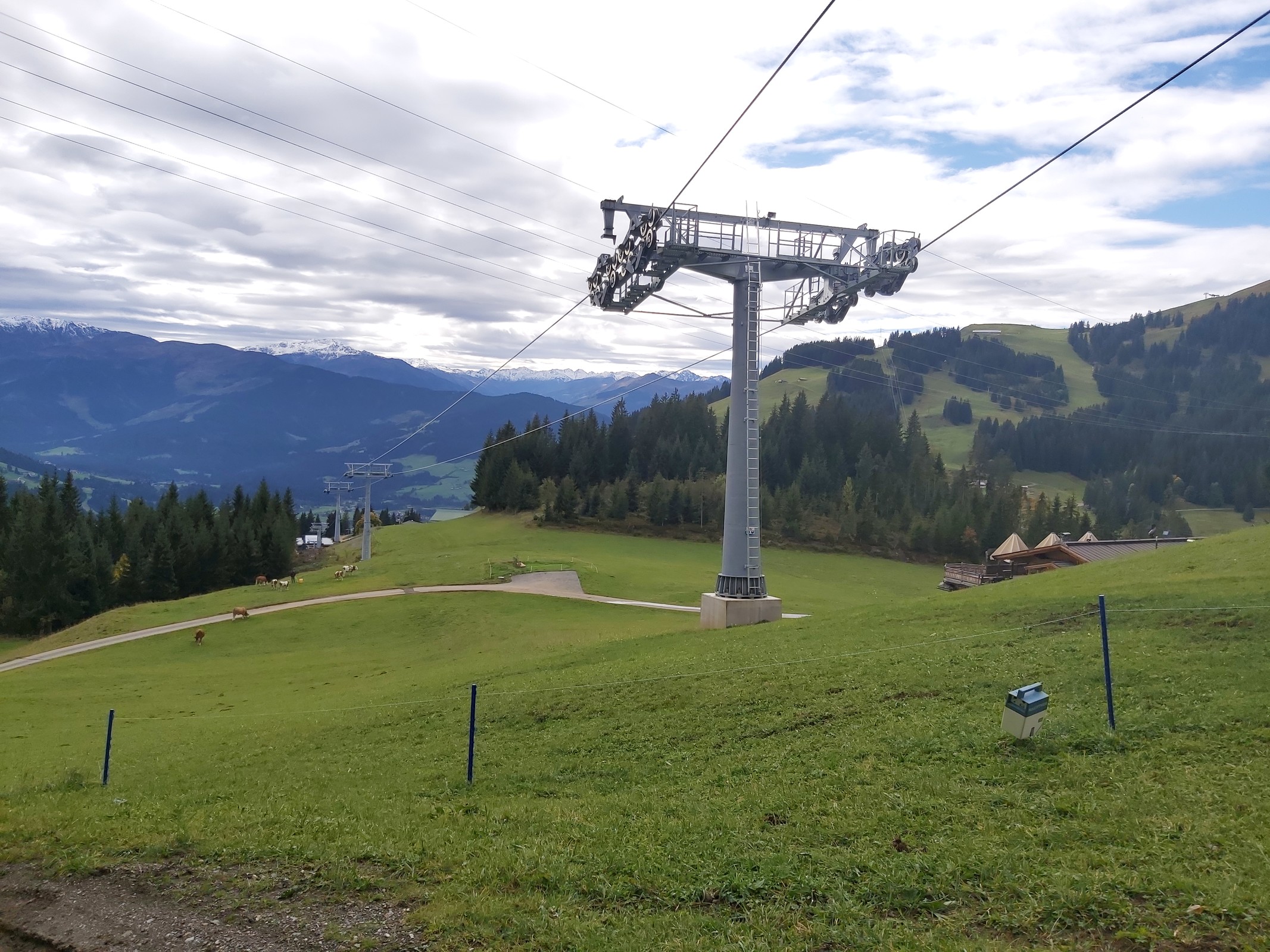 Trasse bei Brandlalm