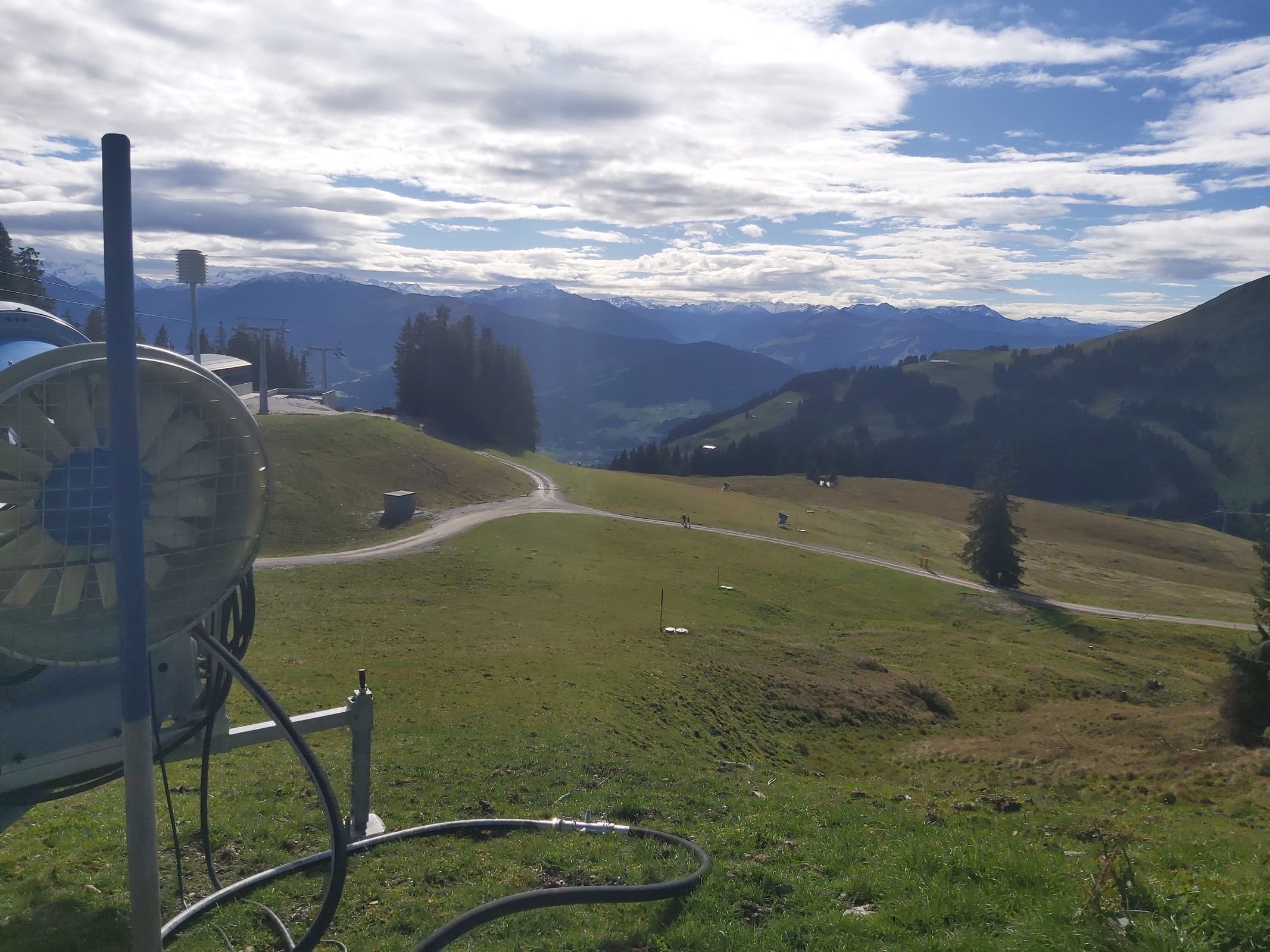 Blick Richtung alter Bergstation