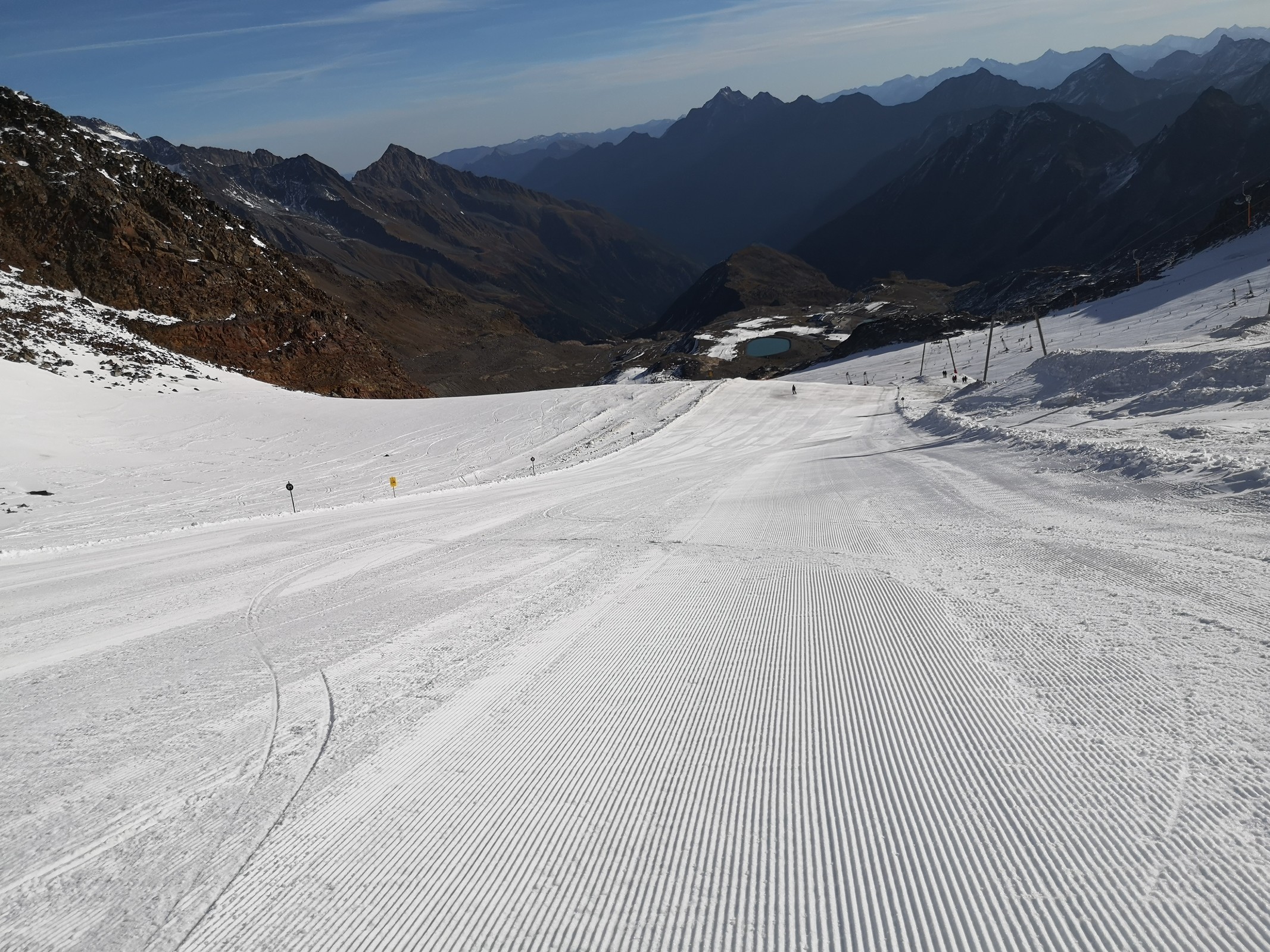 Die 21 war oben auch sehr gut allerdings hatte es unten ein paar Steine.