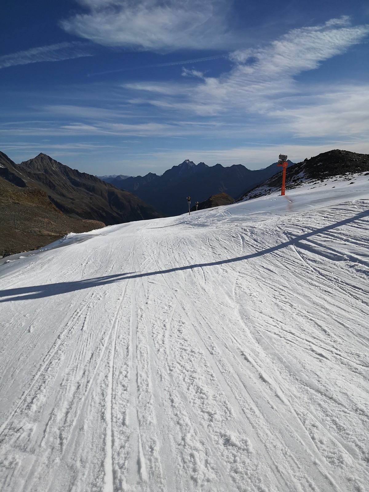 Zum Schluss fuhr ich dann über die gesperrte Piste vom Daunferner zum Gamsgarten.