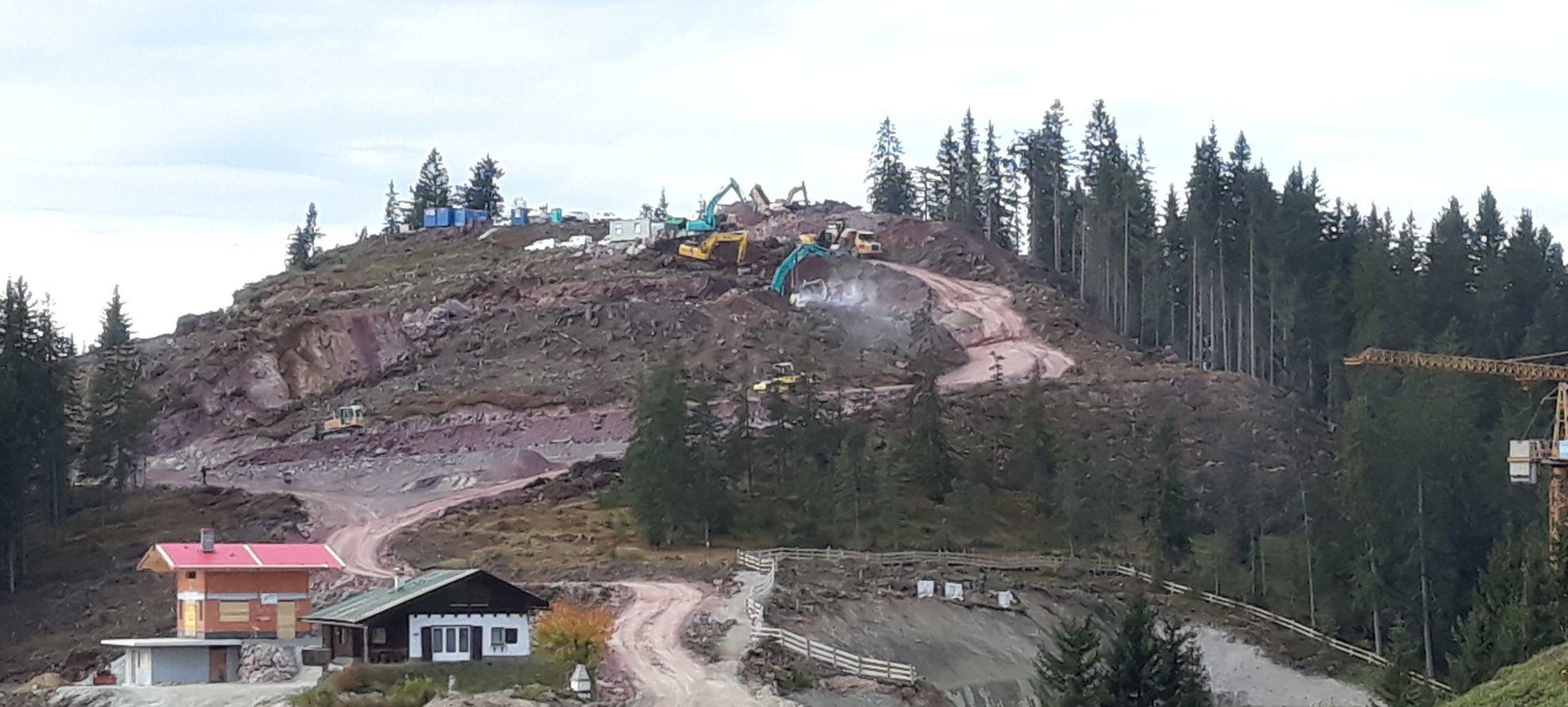 kleine Salve mit Teichbaustelle