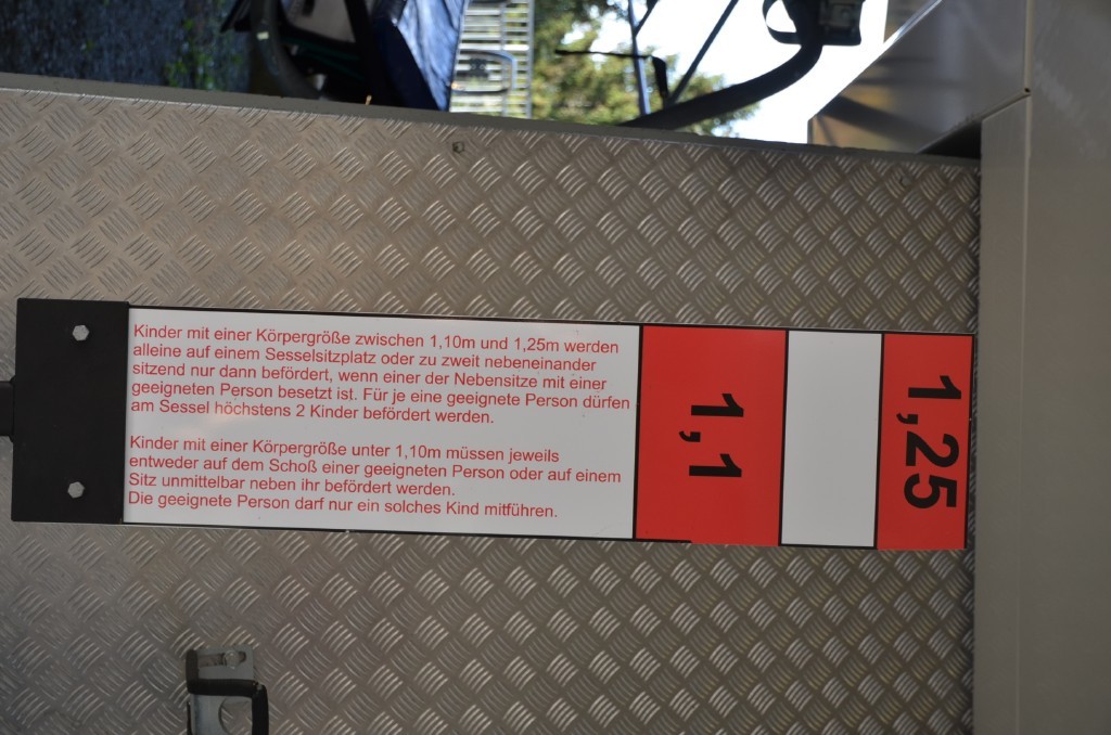 Unfallverhütung mittels Kleingedrucktem