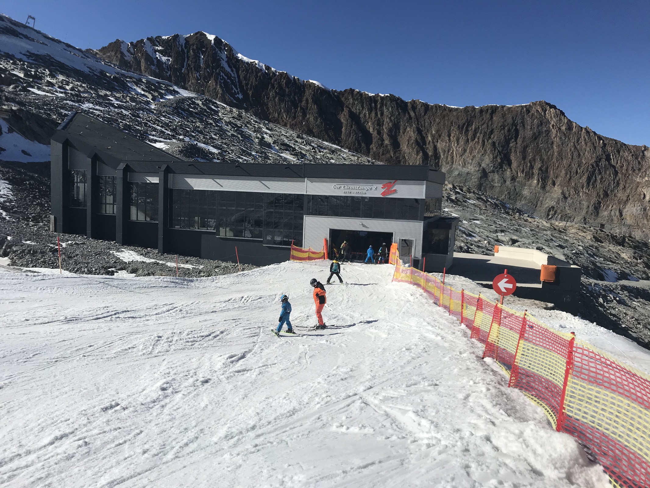 Gegen Mittag wurden es an der Lärmstange 2 immer weniger.