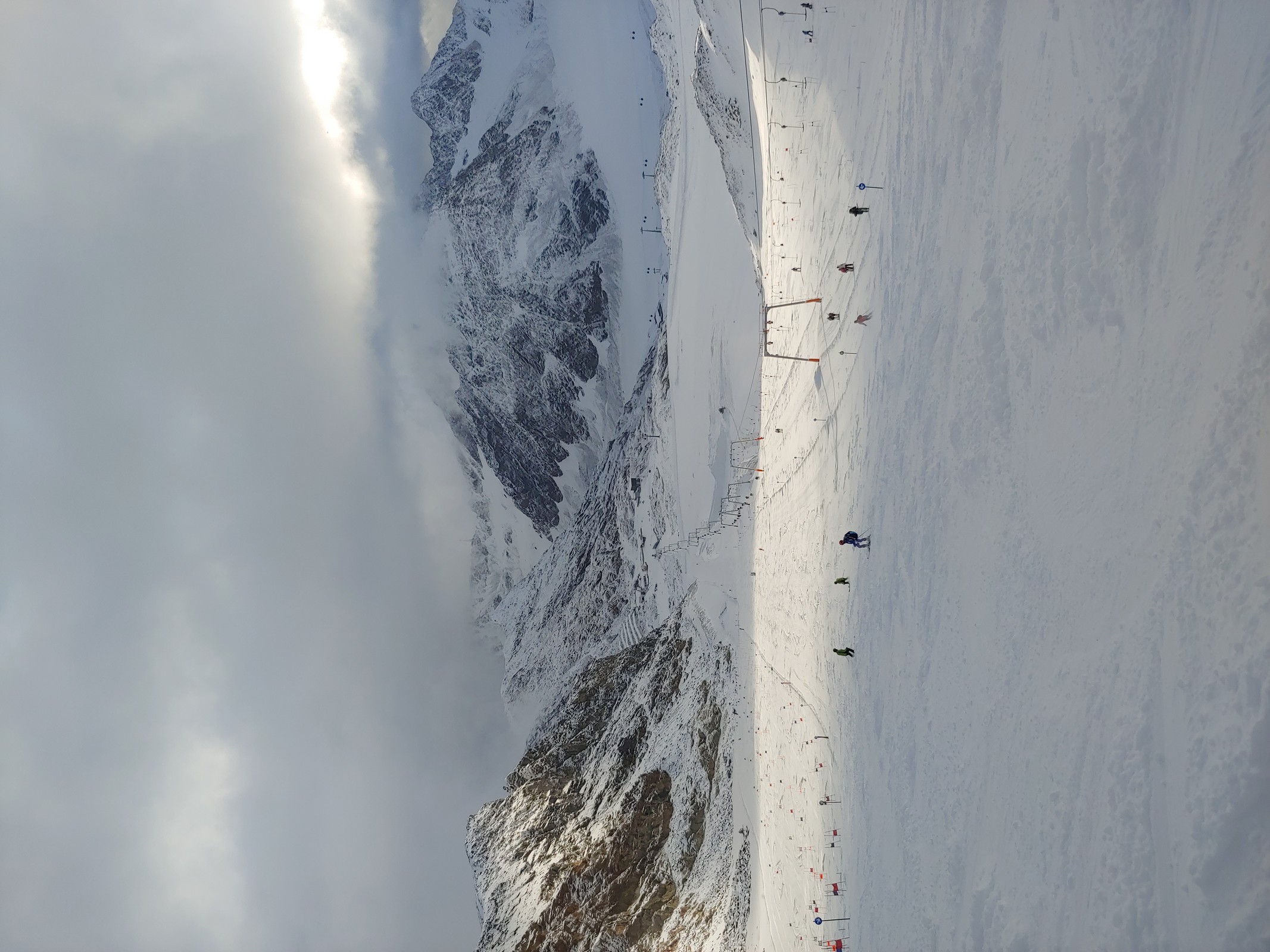 Kurzes Sonnenfenster am brunnenkogel