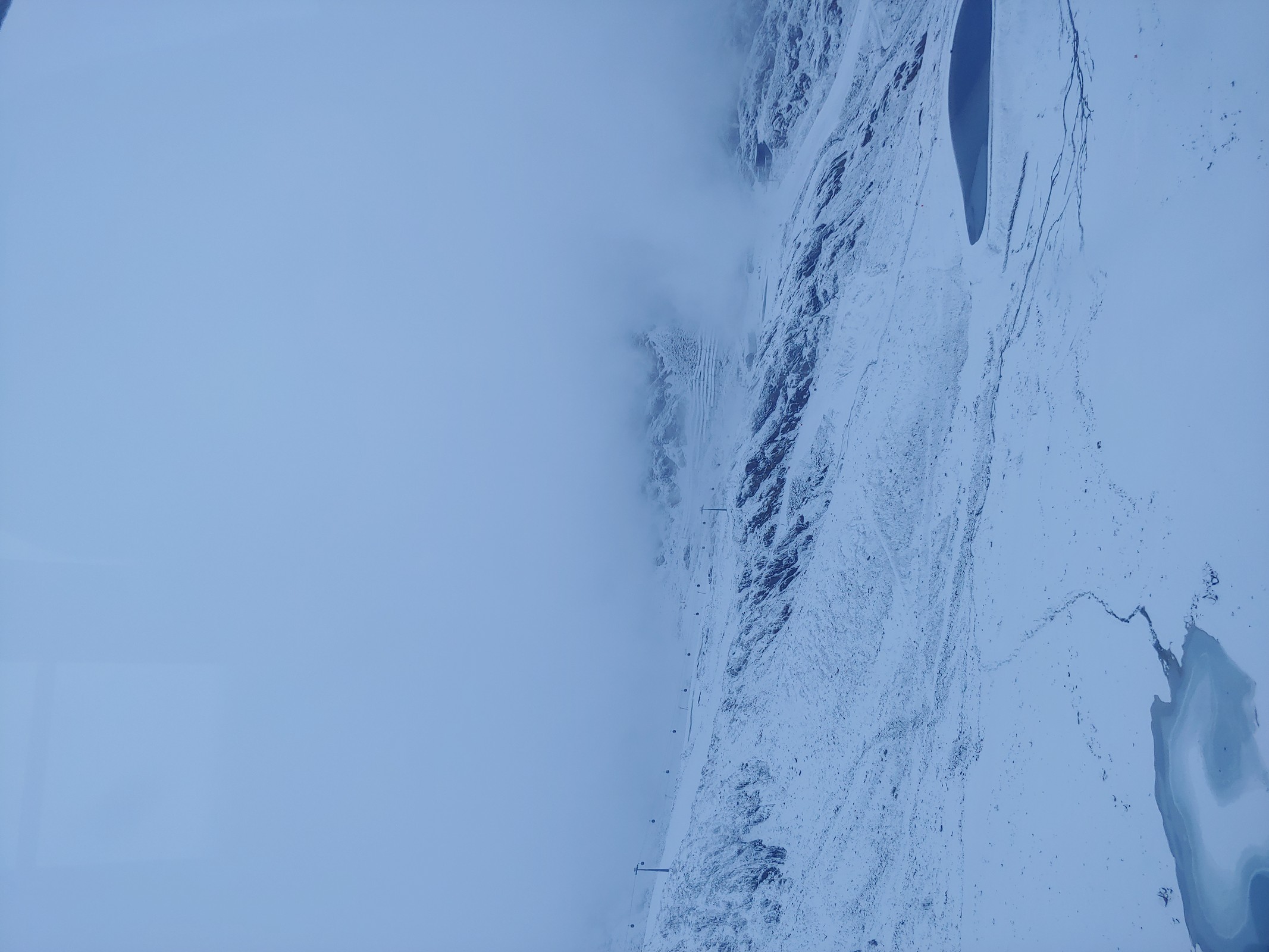 Neben den Pisten nur Deko