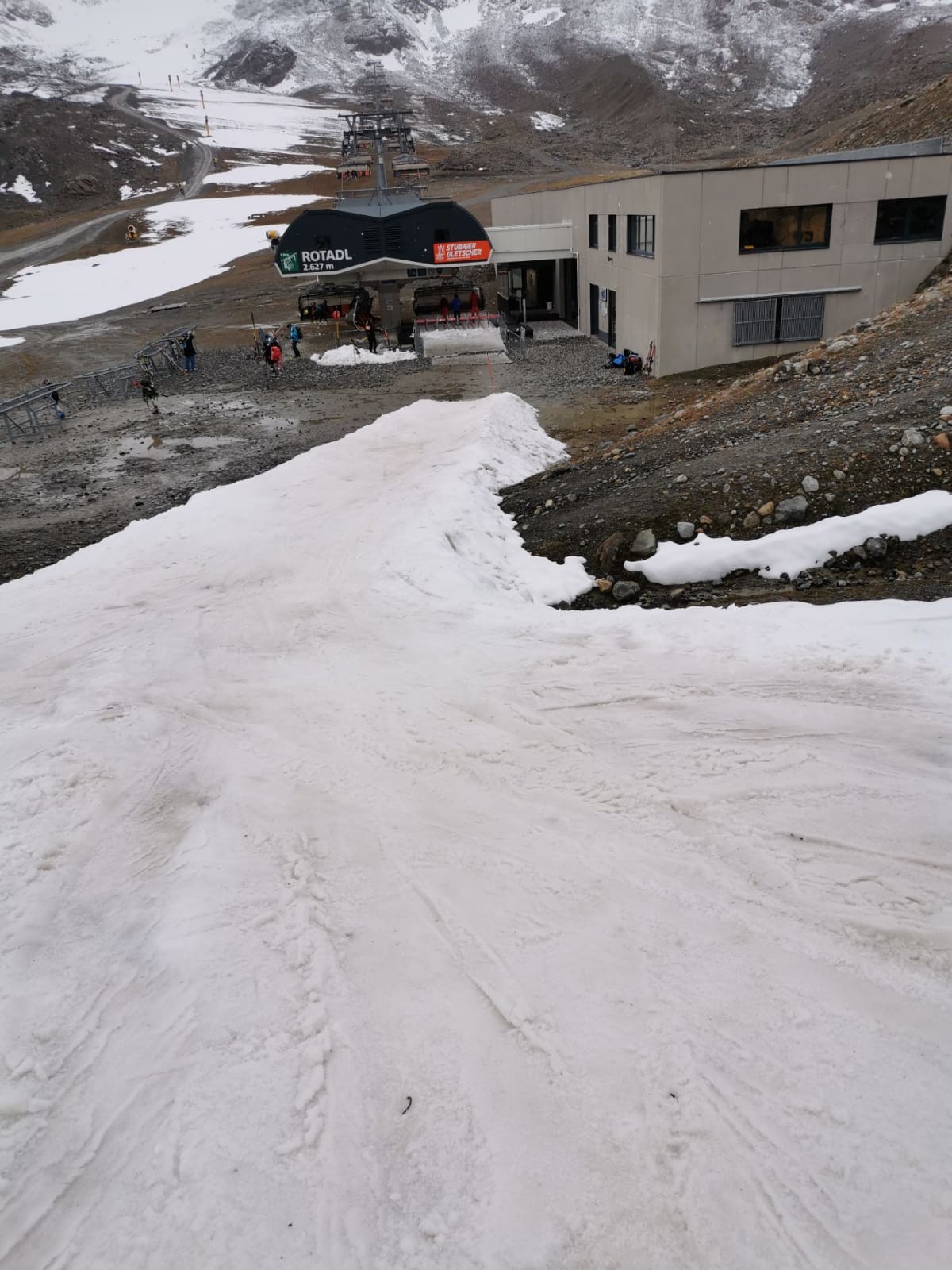 Die geht bis auf die letzten Hundert Meter (siehe Bild) auch besser als die geöffnete 7a!