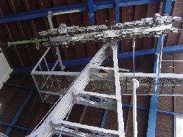 Kabine in der Talstation.