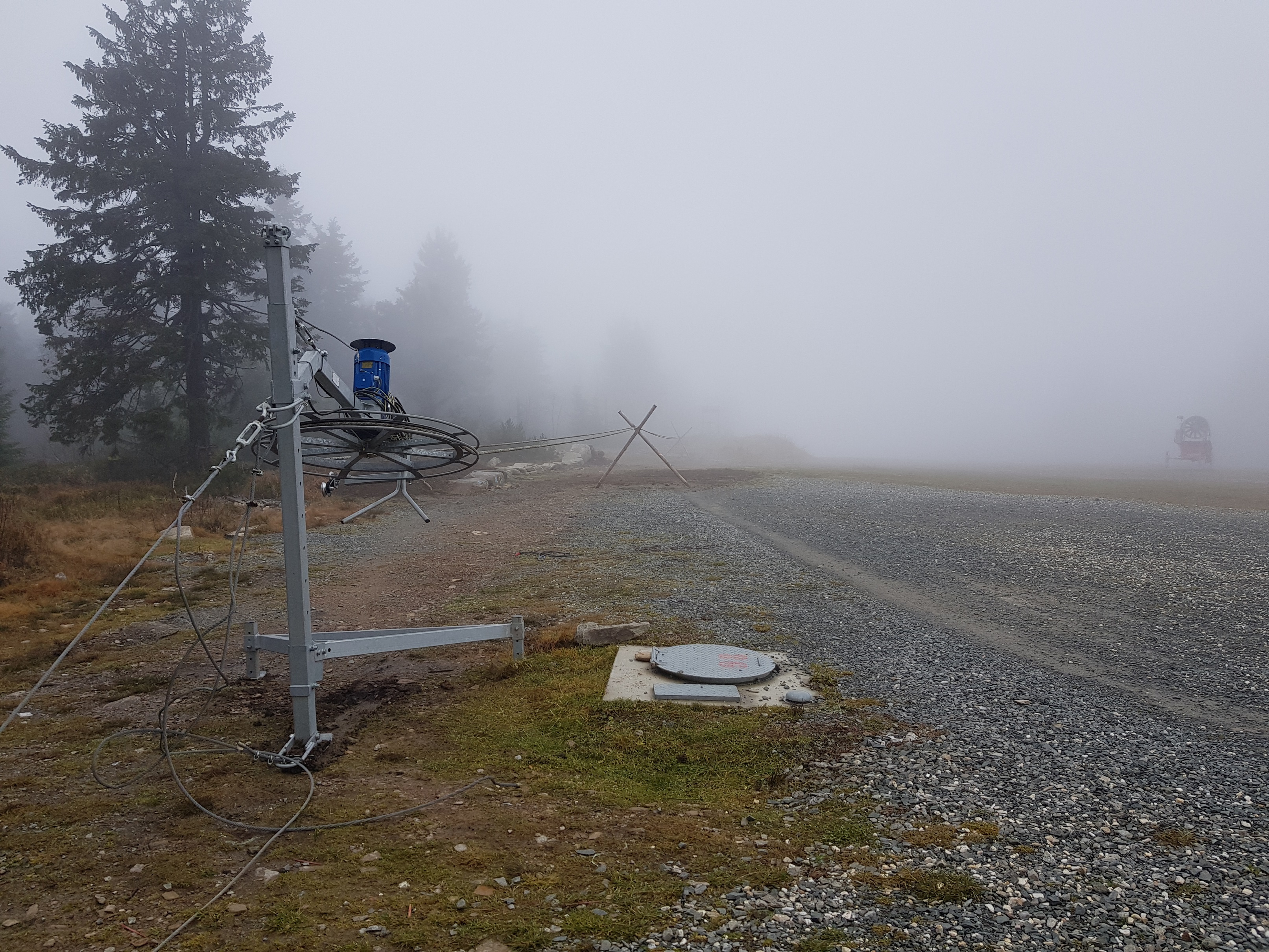 Einstieg Seillift Piste Jachymovska