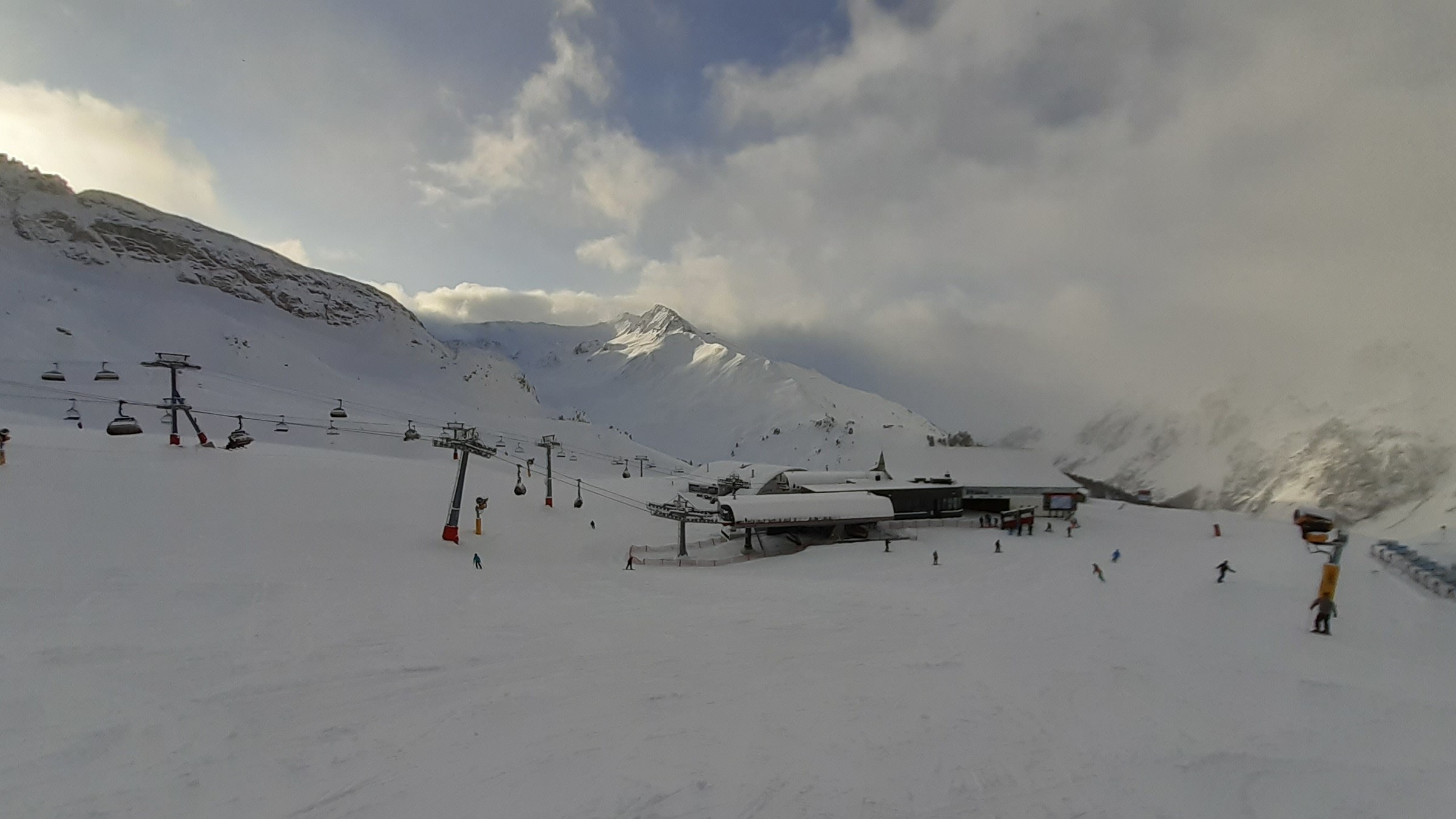 Morgens noch etwas schlechte Sicht 9.30uhr