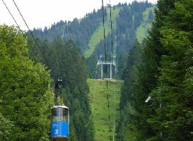 Die Gesamtstrecke der Laberbahn, ca. 2600 m lang