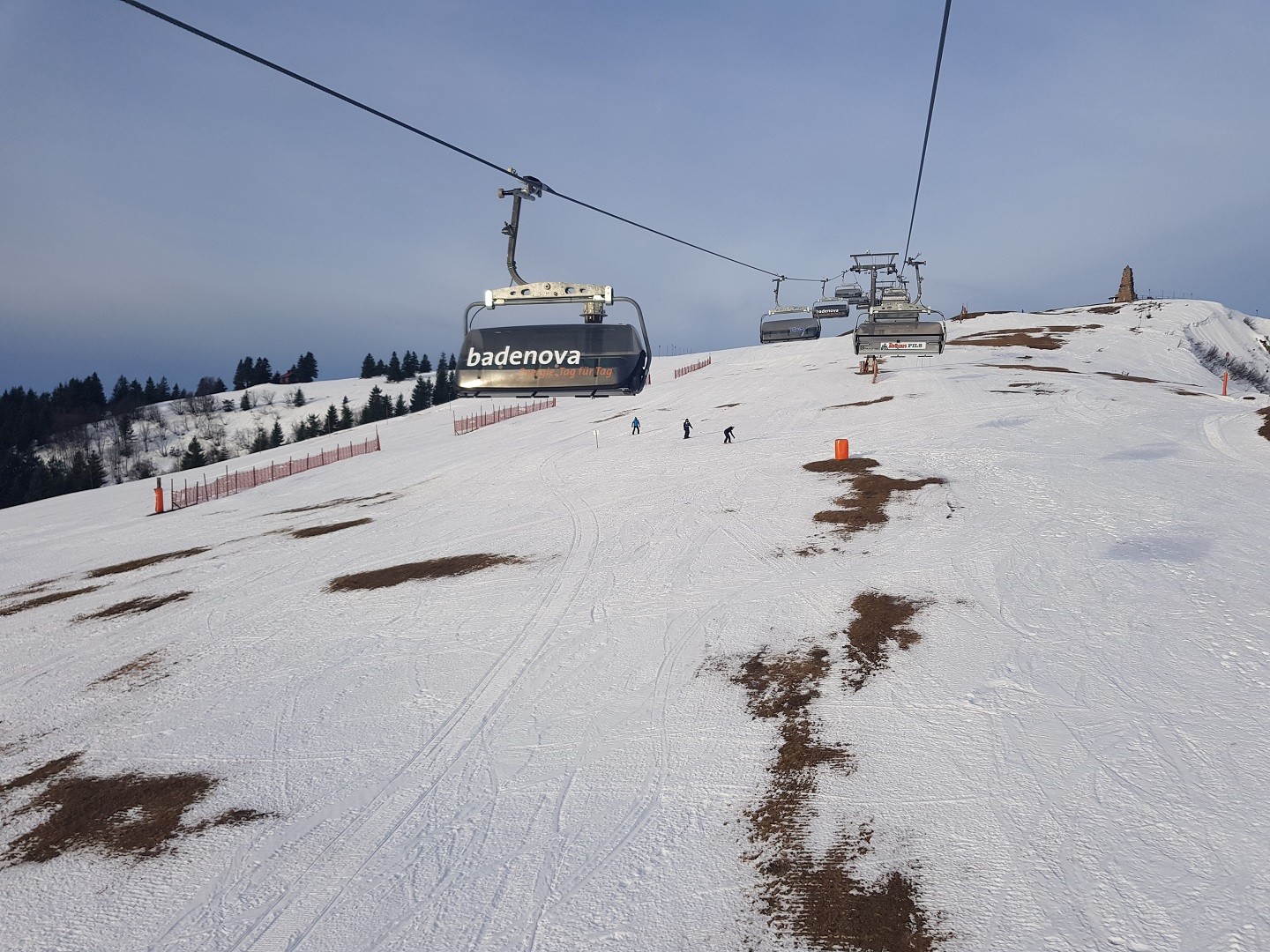 Gerade oben am Seebuck hat die Kombination aus Regen und Sturm ganze Arbeit geleistet.
