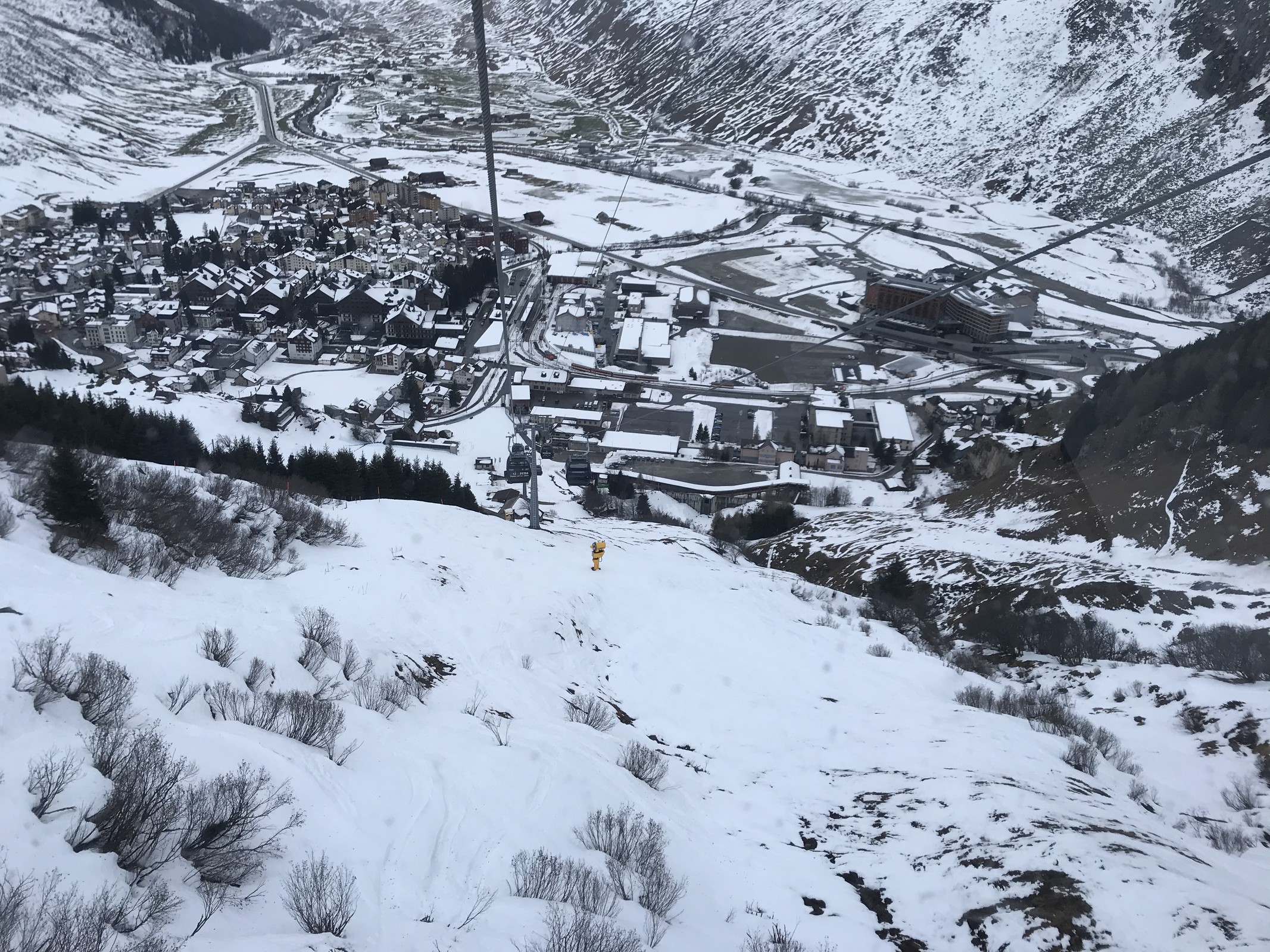 Waren es nicht mal 60cm oder so im Tal?