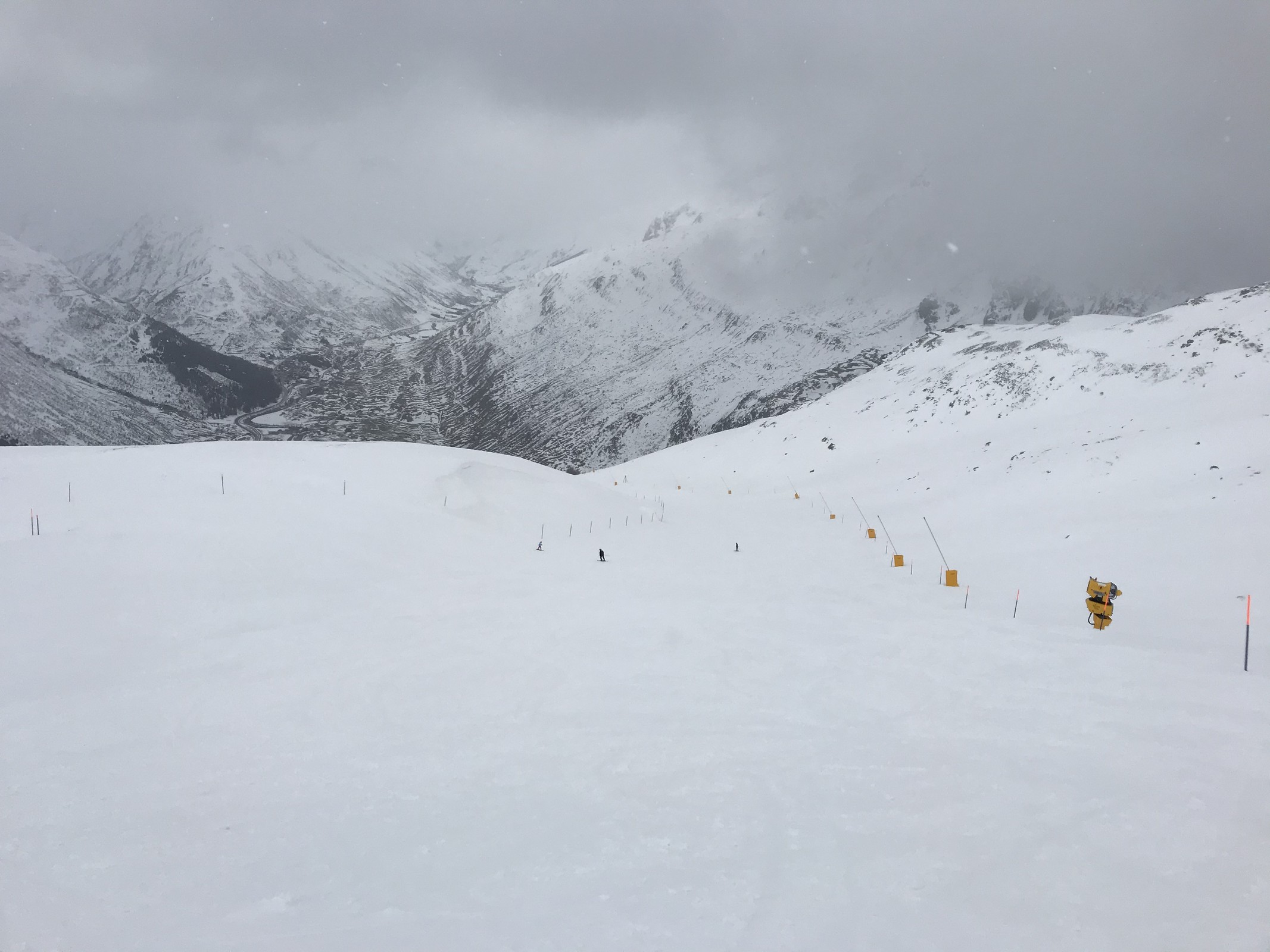 Die Piste ist in gutem Zustand