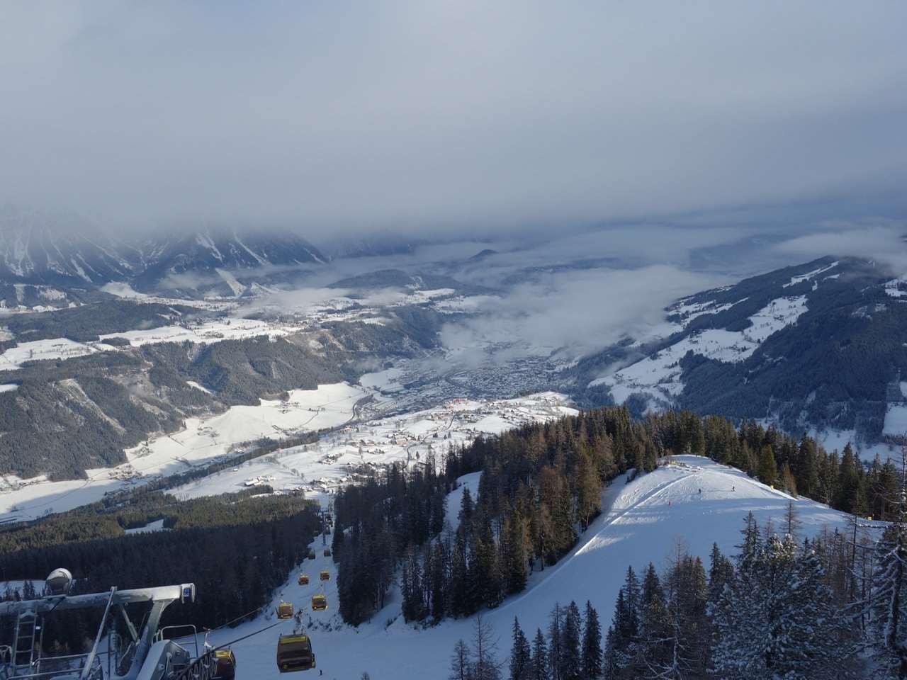 14.12. von der Hochwurzen - alles weiß