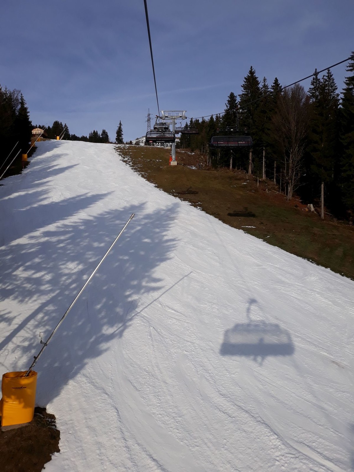auch ganz unten okay, war aber kein starker Skitag ...