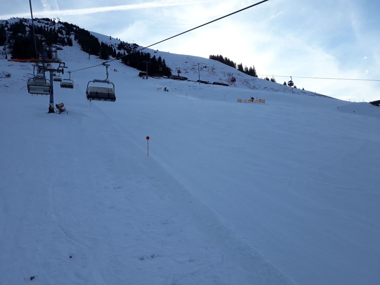 gut und griffig, auch der Steilhang ganz oben