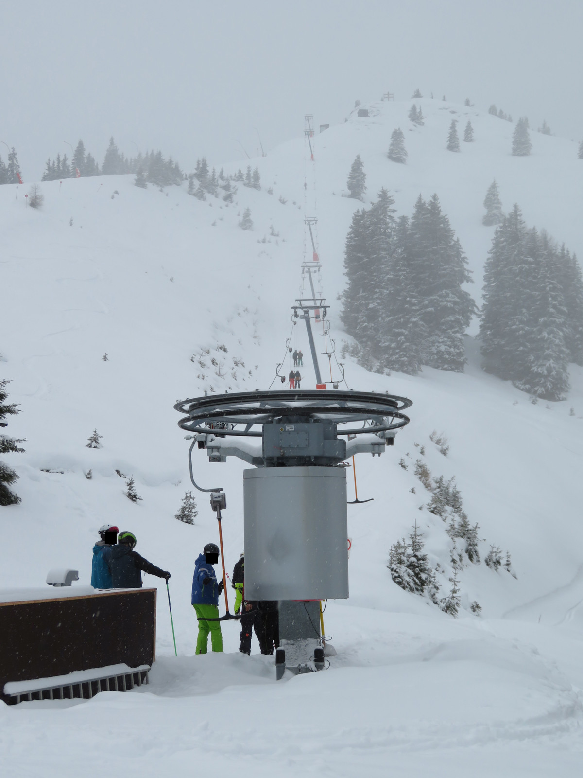 Strecke in der Totalen